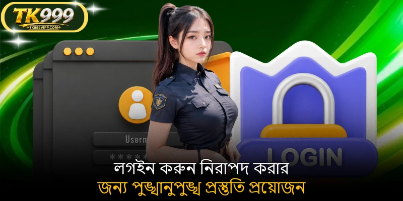 লগইন করুন নিরাপদ করার জন্য পুঙ্খানুপুঙ্খ প্রস্তুতি প্রয়োজন