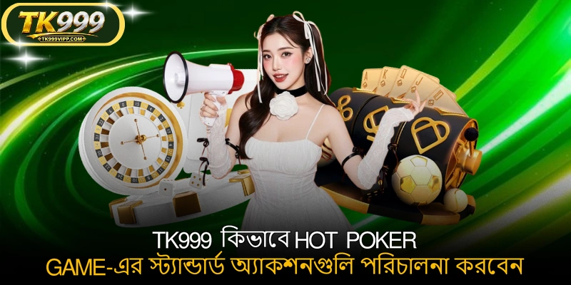 TK999 কিভাবে Hot Poker game-এর স্ট্যান্ডার্ড অ্যাকশনগুলি পরিচালনা করবেন