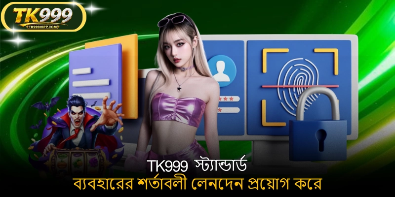 TK999 স্ট্যান্ডার্ড ব্যবহারের শর্তাবলী লেনদেন প্রয়োগ করে